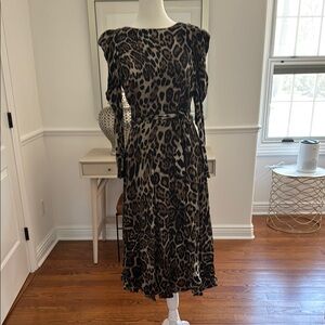 Eliza J Leopard Print Dress
